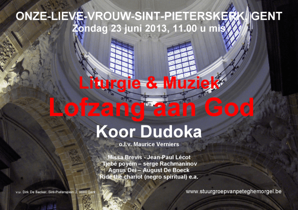 OLV Sint-Pieterskerk Gent Dudoka 23 06 2013